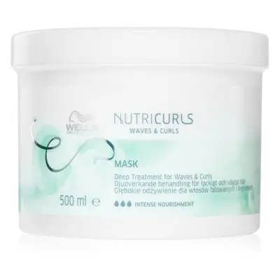 Wella Professionals Nutricurls Waves & Curls uhlazující maska pro vlnité a kudrnaté vlasy 500 ml