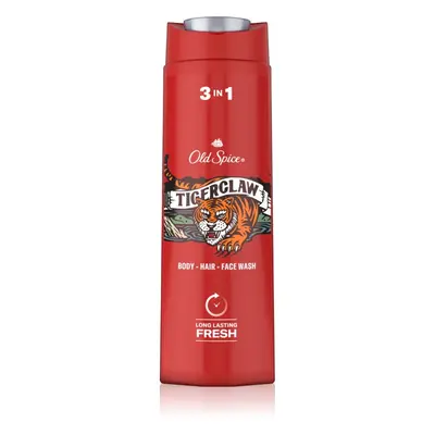 Old Spice Tigerclaw sprchový gel na obličej, tělo a vlasy pro muže 400 ml