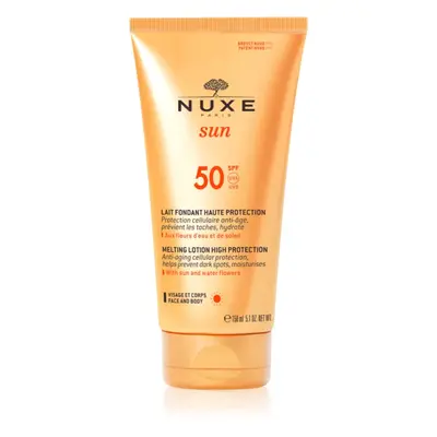 Nuxe Sun ochranné opalovací mléko SPF 50 150 ml