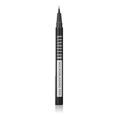 Nanobrow Microblading Pen precizní voděodolná linka na obočí odstín Dark Brown 1 ml