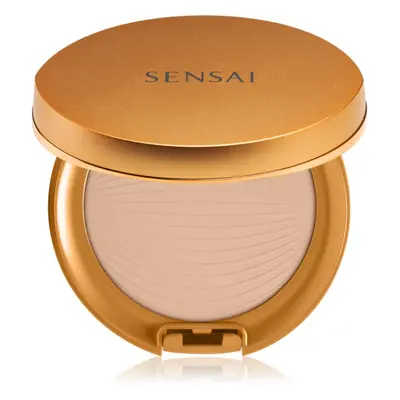 Sensai Silky Bronze Natural Veil Compact kompaktní pudrový make-up pro rozjasnění a vyhlazení pl