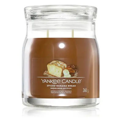 Yankee Candle Spiced Banana Bread vonná svíčka Signature 368 g