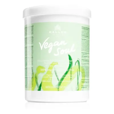 Kallos Vegan Soul Nourishing výživná maska pro suché, namáhané vlasy 1000 ml