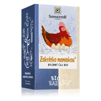 SONNENTOR Zakrátko maminkou® BIO bylinný čaj dvoukomorový sáček 18x1,2 g