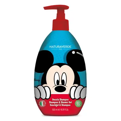 Disney Mickey Shampoo & Shower Gel šampon a sprchový gel 2 v 1 pro děti 500 ml