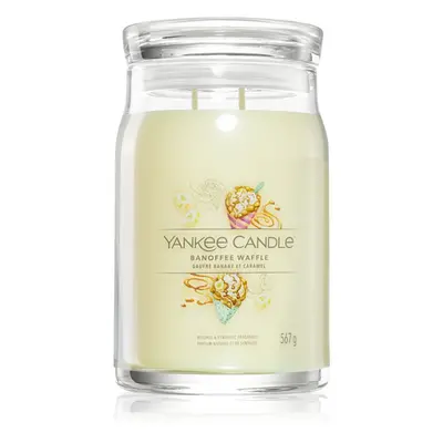 Yankee Candle Banoffee Waffle vonná svíčka Signature 567 g