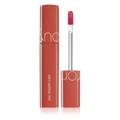 rom&nd Juicy Lasting vysoce pigmentovaný lesk na rty odstín #18 Mulled Peach 5,5 g