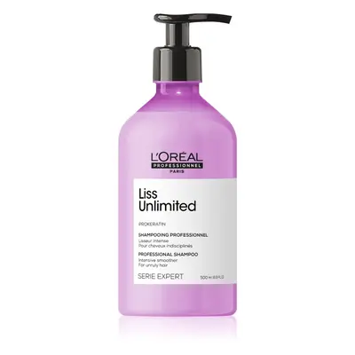 L’Oréal Professionnel Serie Expert Liss Unlimited vyhlazující šampon pro nepoddajné vlasy 500 ml