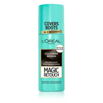 L’Oréal Paris Magic Retouch sprej pro okamžité zakrytí odrostů odstín Cold Dark Brown 75 ml