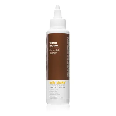 Milk Shake Direct Colour tónovací kondicionér pro intenzivní hydrataci Warm Brown 100 ml