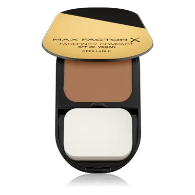 Max Factor Facefinity Refillable kompaktní matující make-up SPF 20 odstín 009 Caramel 10 g