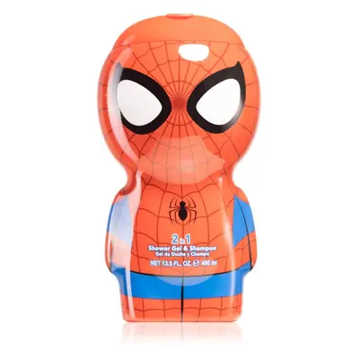 Air Val Spiderman sprchový gel a šampon 2 v 1 pro děti 400 ml