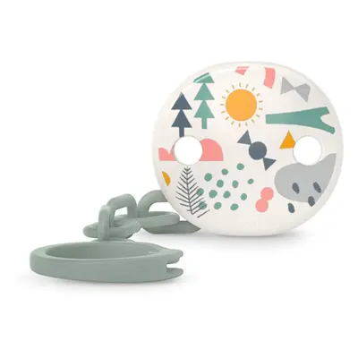 Suavinex Walk Soother Clip klip na dudlík Green 1 ks