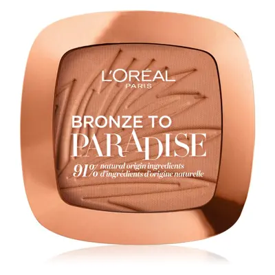 L’Oréal Paris Bronze To Paradise bronzer odstín 02 Baby One More Tan 9 g