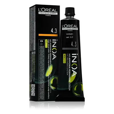 L’Oréal Professionnel Inoa permanentní barva na vlasy bez amoniaku odstín 4.3 60 ml