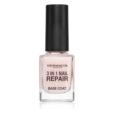 Dermacol Nail Care 3 in 1 reparační lak na nehty 11 ml