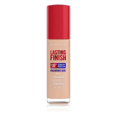 Rimmel Lasting Finish 35H Hydration Boost hydratační make-up SPF 20 odstín 010 Rose Ivory 30 ml