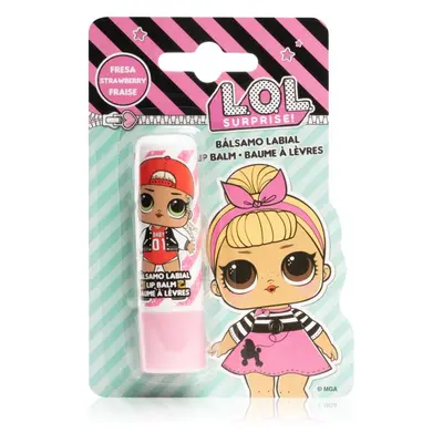 L.O.L. Surprise Lip Balm Strawberry balzám na rty s jahodovou příchutí 4 g