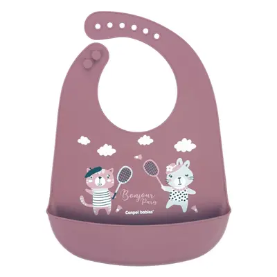 Canpol babies Bonjour Paris Bibs bryndák Pink 1 ks