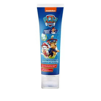 Nickelodeon Paw Patrol Coloring Bath Paint pěna do koupele pro děti Blue Bubble Gum 150 ml