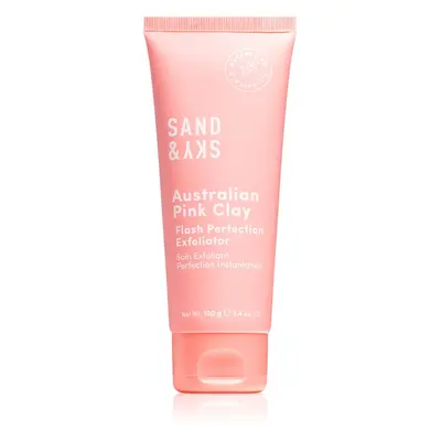 Sand & Sky Australian Pink Clay Flash Perfection Exfoliator čisticí peeling pro stažení pórů a m