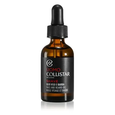 Collistar Uomo Face and Beard Oil vyživující olej na obličej a vousy 30 ml