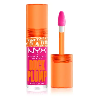 NYX Professional Makeup Duck Plump lesk na rty se zvětšujícím efektem odstín 12 Bubblegum Bae 7 