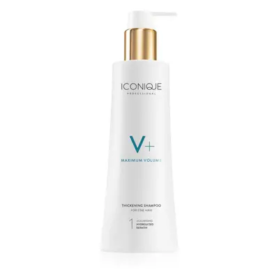 ICONIQUE Professional V+ Maximum volume Thickening shampoo šampon pro objem jemných vlasů 250 ml