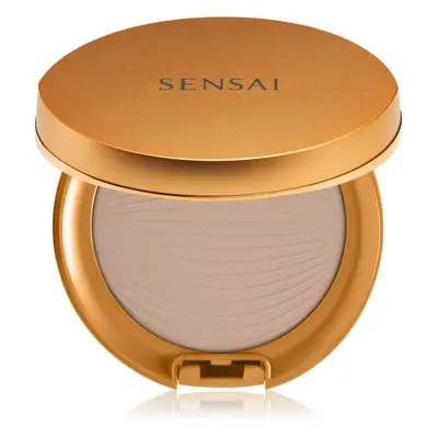 Sensai Silky Bronze Natural Veil Compact kompaktní pudrový make-up pro rozjasnění a vyhlazení pl