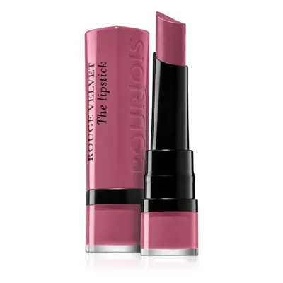 Bourjois Rouge Velvet The Lipstick matná rtěnka odstín 19 Place De Roses 2,4 g