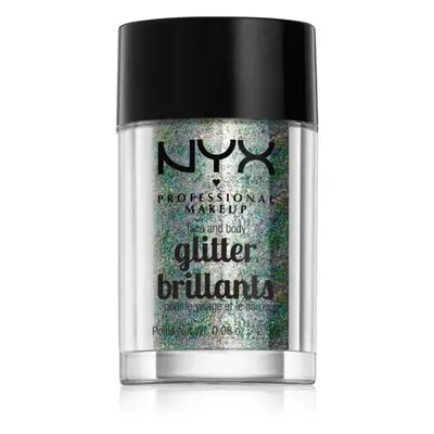 NYX Professional Makeup Face & Body Glitter Brillants třpytky na obličej i tělo odstín 06 Crysta