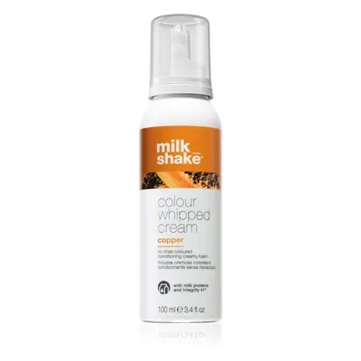 Milk Shake Colour Whipped Cream tónovací pěna pro všechny typy vlasů Copper 100 ml