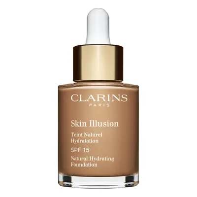 Clarins Skin Illusion Natural Hydrating Foundation rozjasňující hydratační make-up SPF 15 odstín