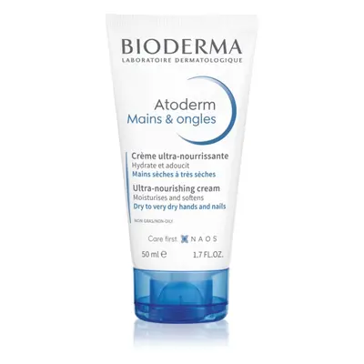 Bioderma Atoderm Krém na Ruce & Nehty krém na ruce pro velmi suchou citlivou a atopickou pokožku