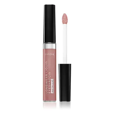 Oriflame The One Metallic tekuté oční stíny odstín Rosy Peach 5 ml