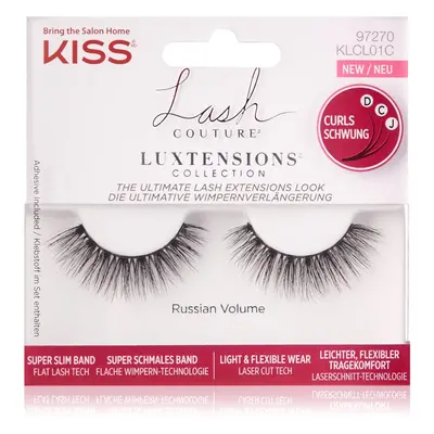 KISS Lash Couture LuXtensions umělé řasy Russian Volume 2 ks