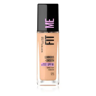 MAYBELLINE NEW YORK Fit Me! tekutý make-up pro rozjasnění a vyhlazení pleti odstín 125 Nude Beig