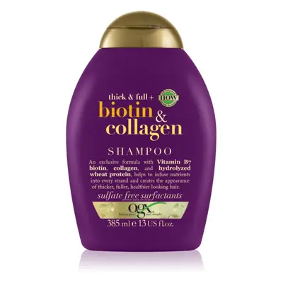 OGX Biotin & Collagen zhušťující šampon pro objem vlasů 385 ml