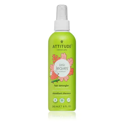 Attitude Little Leaves Watermelon & Coco sprej pro snadné rozčesání vlasů pro děti 240 ml