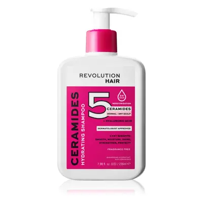 Revolution Haircare 5 Ceramides + Hyaluronic Acid hydratační šampon s ceramidy 236 ml