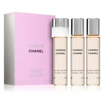 Chanel Chance toaletní voda pro ženy 3 x 20 ml