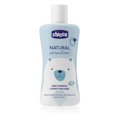 Chicco Natural Sensation Baby jemný šampon pro děti od narození 0+ 200 ml