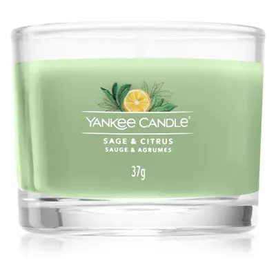 Yankee Candle Sage & Citrus votivní svíčka Signature 37 g