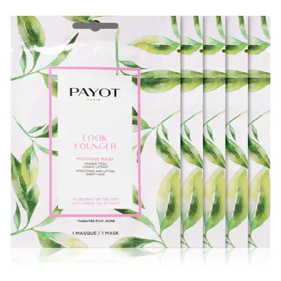 Payot Morning Mask Look Younger liftingová plátýnková maska 5 ks