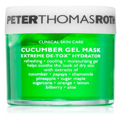 Peter Thomas Roth Cucumber De-Tox Gel Mask hydratační gelová maska na obličej a oční okolí 50 ml