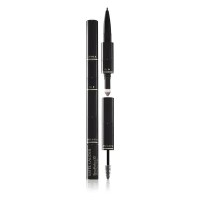 Estée Lauder BrowPerfect 3D All-in-One Styler tužka na obočí 3 v 1 odstín Blackened Brown 2,07 g