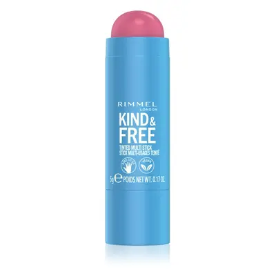 Rimmel Kind & Free multifunkční líčidlo pro oči, rty a tvář odstín 003 Pink Heat 5 g