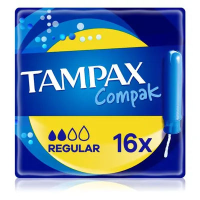 Tampax Compak Regular tampony s aplikátorem 16 ks