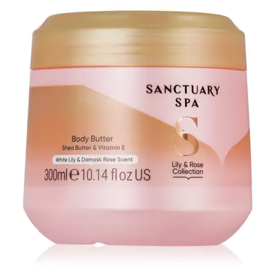 Sanctuary Spa Lily & Rose hluboce hydratační tělové máslo 300 ml