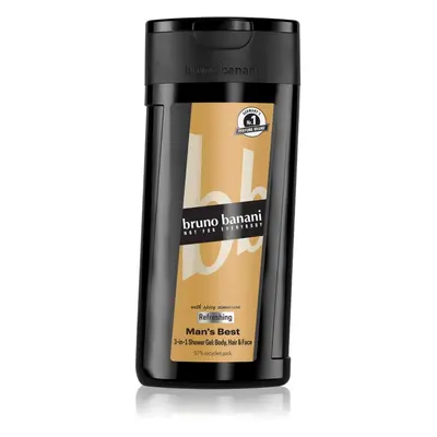 Bruno Banani Man's Best osvěžující sprchový gel 3 v 1 pro muže 250 ml